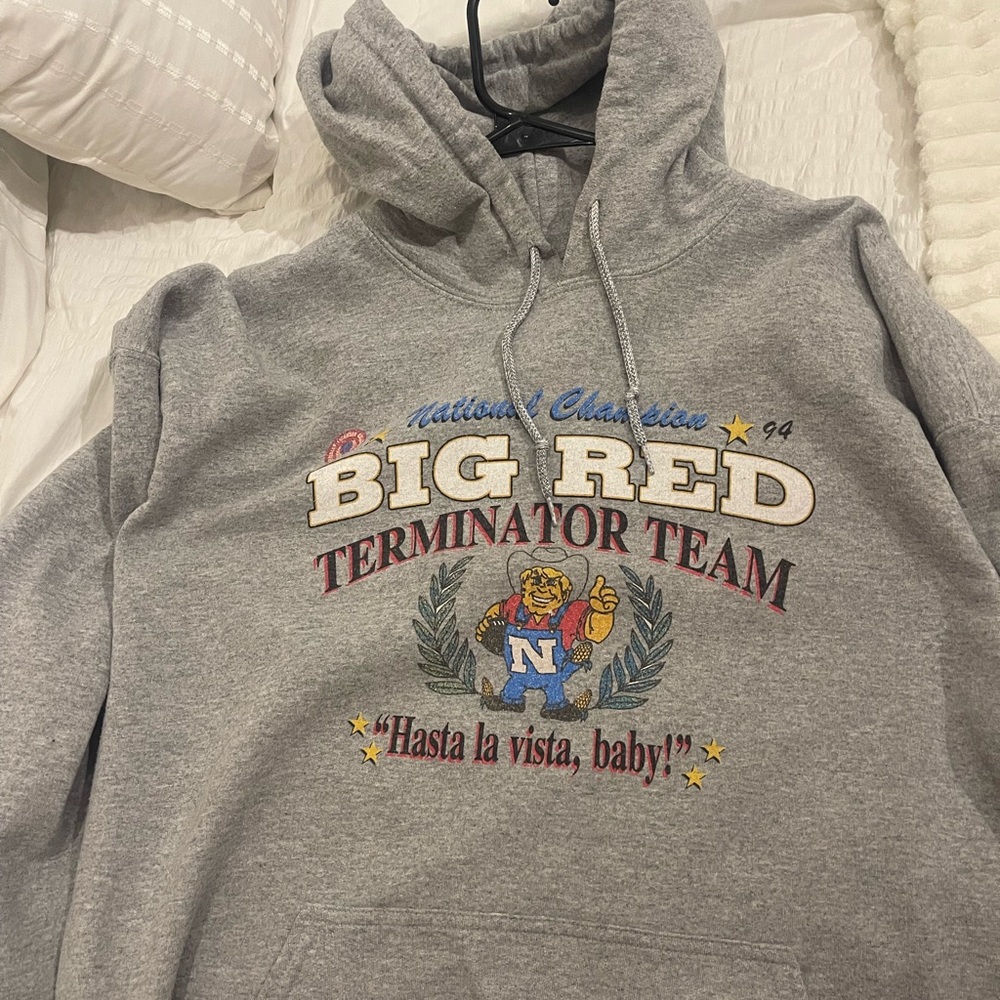VINTAGE CUSTOM NEBRASKA UNL HOODIE
